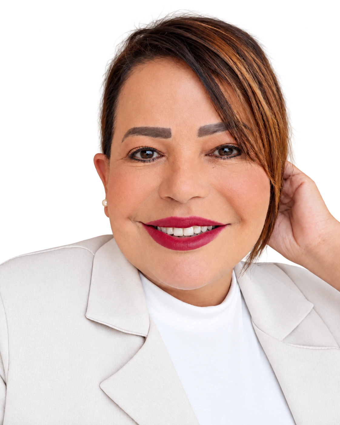 Dra. Leda Leite sorrindo