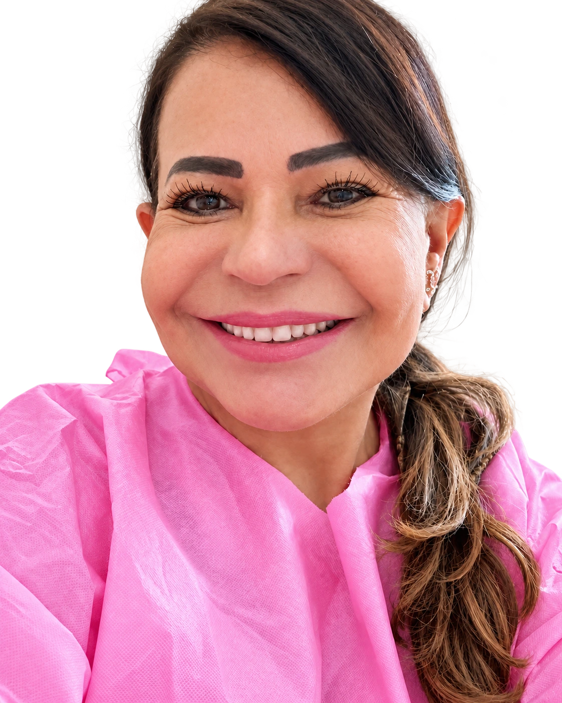 Dra. Leda Leite em sua rotina profissional